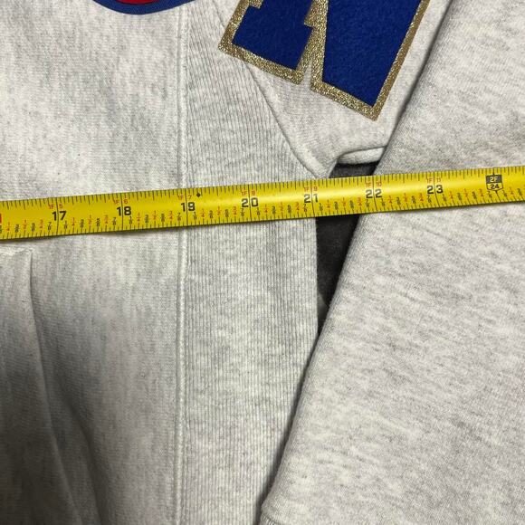 Champion Classic Hoodie Small Oversized Sweatshirt Big Spell Out Crispy Clean - Picture 5 of 7